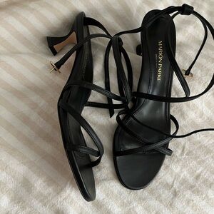 Marion Parke Raina Kitten Heel sz 37.5/us 7 black